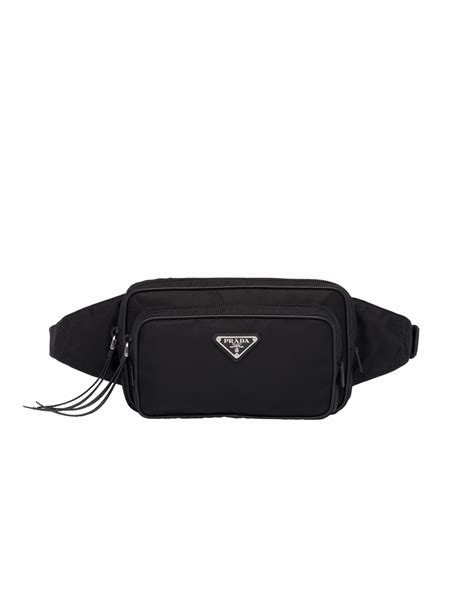 prada logo nylon belt|Prada nylon fanny bag.